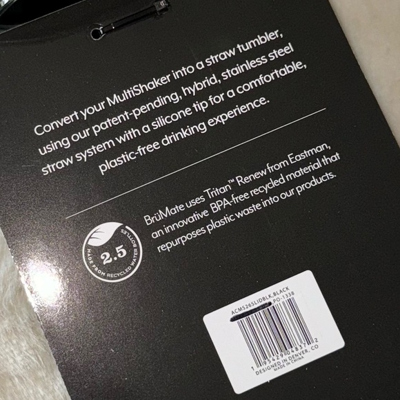 NEW! BRUMATE Navy Multishaker Straw Lid Brand New in Packaging! - Picture 9 of 16